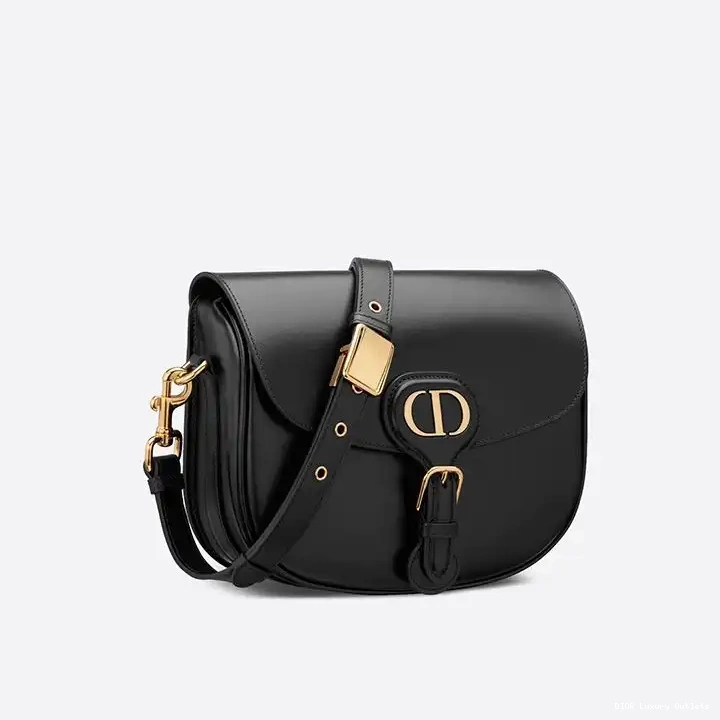 Cheap Black Medium Bag Bobby Dior Box Calfskin 0501 Luxury